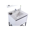 Laviva Alto 30, White Cabinet & White Quartz Countertop 313SMR-30W-WQ